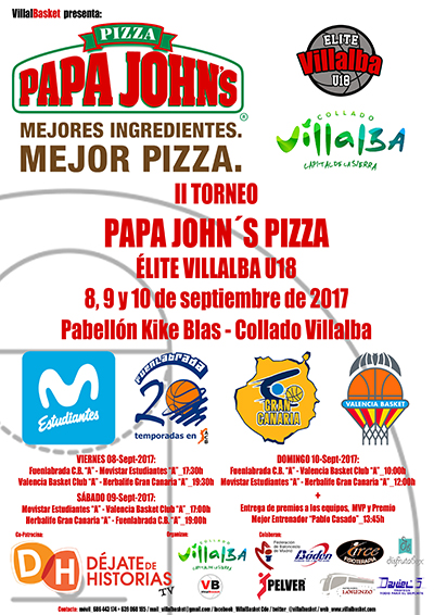 Papa John’s Pizza Élite Villalba’17